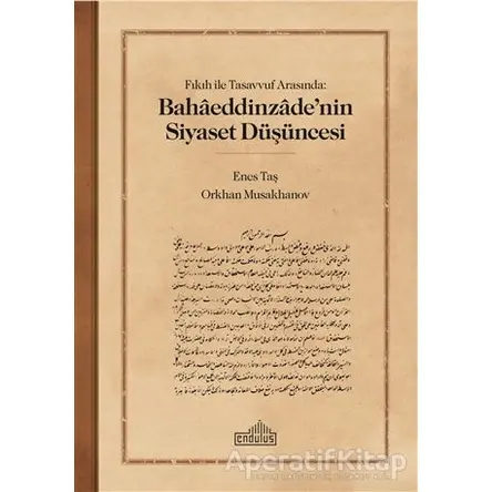 Fıkıh ile Tasavvuf Arasında: Bahaaeddinzaade’nin Siyaset Du¨s¸u¨ncesi