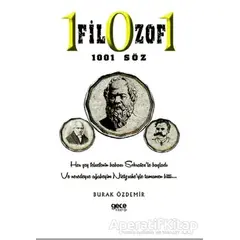 101 Filozof 1001 Söz - Burak Özdemir - Gece Kitaplığı