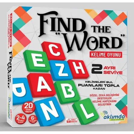 Find The Word - Kelime Oyunu - Aklımda Zeka Oyunları