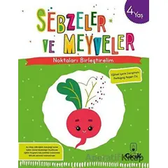 Sebzeler ve Meyveler - Noktaları Birleştirelim (4 Yaş) - Kolektif - Floki Çocuk