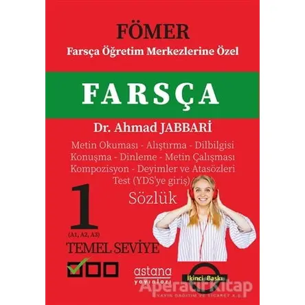 Fömer - Farsça 1 (Temel Seviye) - Ahmad Jabbari - Astana Yayınları