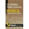 Rusçada En Önemli 1000 Sözcük - Kolektif - Fono Yayınları