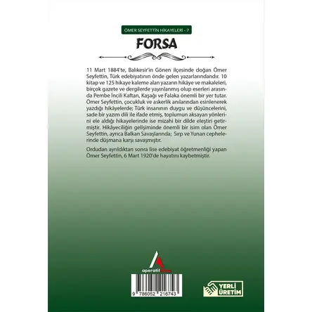 Forsa - Ömer Seyfettin - Aperatif Kitap Yayınları