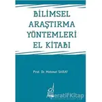 Bilimsel Araştırma Yöntemleri El Kitabı - Mehmet Saray - Boğaziçi Yayınları