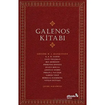 Galenos Kitabı - R. J. Hankinson - Albaraka Yayınları