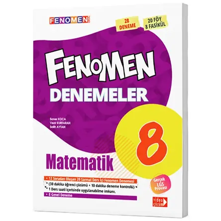 Gama 8. Sınıf Matematik Fenomen 28 Genel Deneme