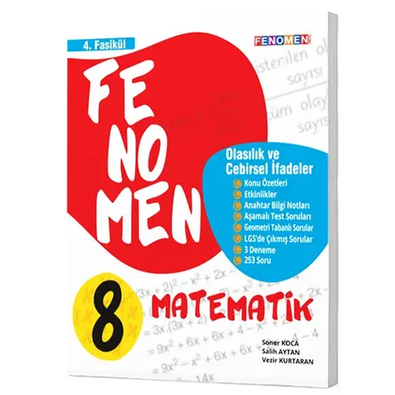 Gama 8. Sınıf Matematik Fenomen Olasılık ve Cebirsel İfadeler 4. Fasikül