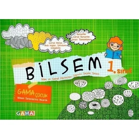 Gama Okul 1. Sınıf Bilsem Hazırlık Kitabı