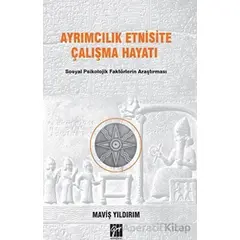 Ayrımcılık Etnisite Çalışma Hayatı - Maviş Yıldırım - Gazi Kitabevi