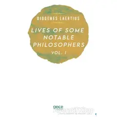 Lives Of Some Notable Philosophers Vol. 1 - Diogenes Laertius - Gece Kitaplığı