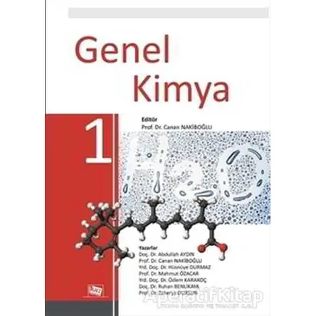 Genel Kimya 1 - Kolektif - Anı Yayıncılık