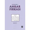 Osmanlı Ahrar Fırkası - Oğuz Kaan - Gazi Kitabevi