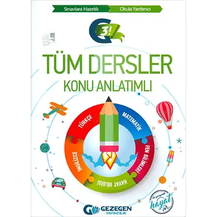 Gezegen 3.Sınıf Tüm Dersler Konu Anlatımlı