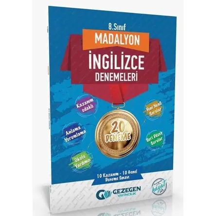 Gezegen 8. Sınıf İngilizce Madalyon 20 Deneme