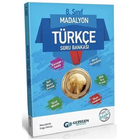 Gezegen 8. Sınıf Türkçe Madalyon Soru Bankası