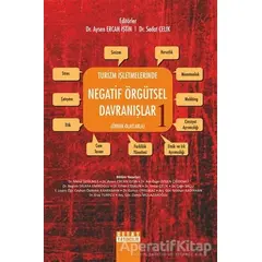 Turizm İşletmelerinde Negatif Örgütsel Davranışlar 1 - Sedat Çelik - Detay Yayıncılık