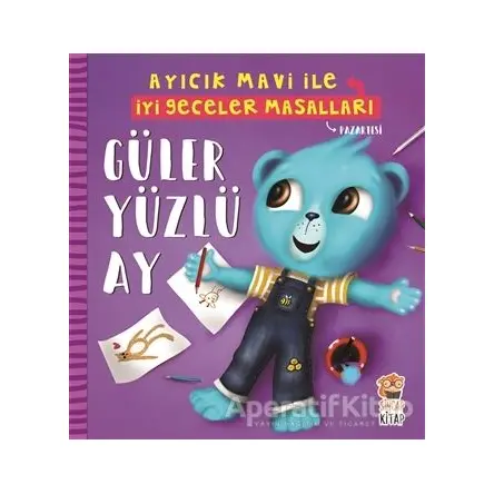 Güler Yüzlü Ay - Ayıcık Mavi İle İyi Geceler Masalları - Melek Dinçer - Sincap Kitap