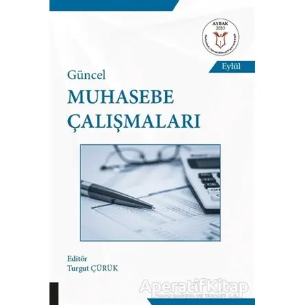 Güncel Muhasebe Çalışmaları - Turgut Çürük - Akademisyen Kitabevi