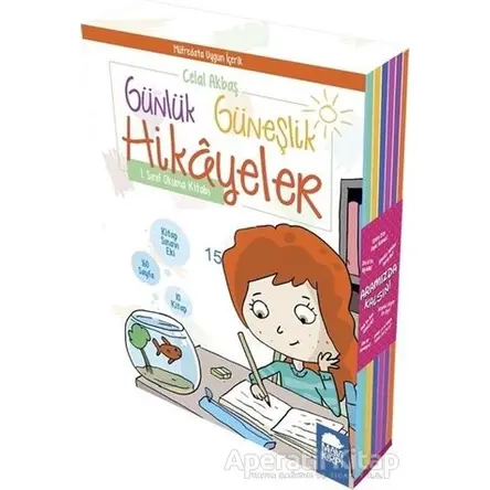 Günlük Güneşlik Hikayeler - 1. Sınıf Okuma Kitabı (10 Kitap Takım)