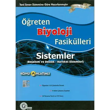 Gür Öğreten Biyoloji Fasikülleri Sistemler Boşaltım ve Destek Hareket Sistemleri