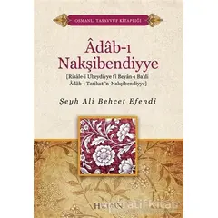 Adab-ı Nakşibendiyye - Şeyh Ali Behcet Efendi - Hacegan Yayıncılık
