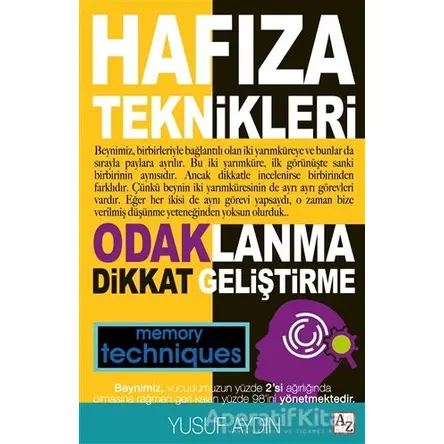 Hafıza Teknikleri - Yusuf Aydın - Az Kitap