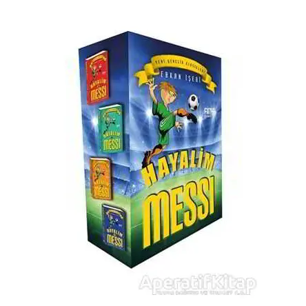 Hayalim Messi (4 Kitap Set) - Erkan İşeri - Pinus Kitap