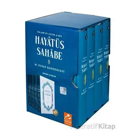 Hayatüs Sahabe (4 Cilt Takım Kutulu) - M. Yusuf Kandehlevi - Mercan Kitap