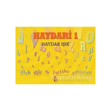 Haydari - 1 - Haydar Işık - O2 Yayıncılık