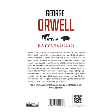 Hayvan Çiftliği - George Orwell - Maviçatı (Dünya Klasikleri)