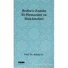 Bediüz-Zaman El-Hemezani ve Makameleri - Rahmi Er - Hece Yayınları