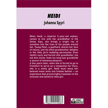 Heidi - Johanna Spyri (Stage-1) Biom Yayınları