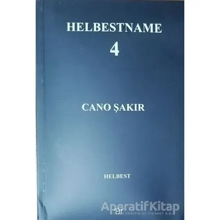 Helbestname 4 - Cano Şakır - Ar Yayınları