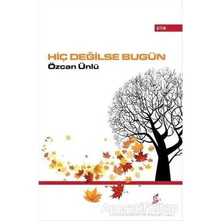 Hiç Değilse Bugün - Özcan Ünlü - Okur Kitaplığı