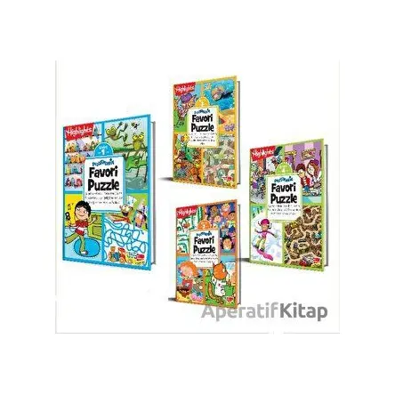 Highlights Puzzlemania Favori Puzzle 4lü Set - Kolektif - Dikkat Atölyesi Yayınları