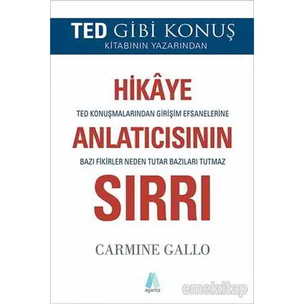 Hikaye Anlatıcısının Sırrı-Carmine Gallo-Aganta Yayınları