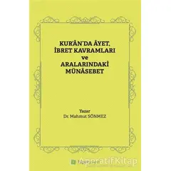 Kur’an’da Ayet, İbret Kavramları ve Aralarındaki Münasebet - Mahmut Sönmez - Hiperlink Yayınları