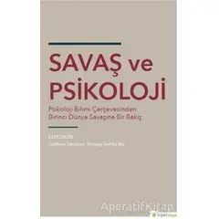 Savaş ve Psikoloji - Kolektif - Hiperlink Yayınları