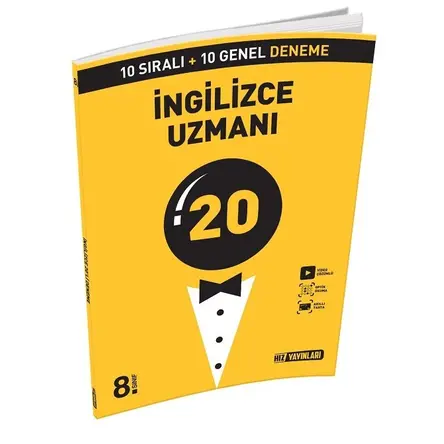 Hız Yayınları 8. Sınıf İngilizce Uzmanı 20 Deneme