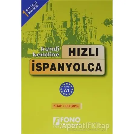 Hızlı İspanyolca 1. Basamak (3 Kitap) CDli - Kolektif - Fono Yayınları