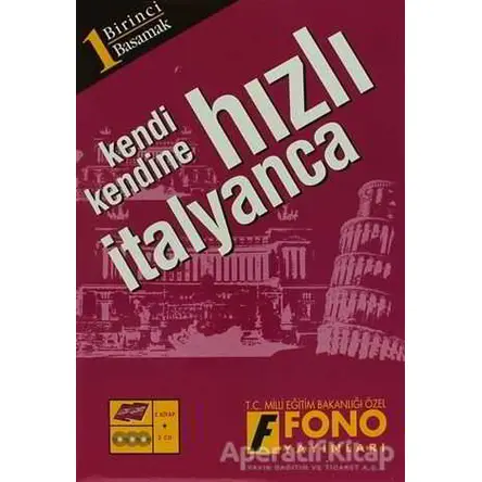 Hızlı İtalyanca 1. Basamak (2 kitap + 3 CD) - Kolektif - Fono Yayınları