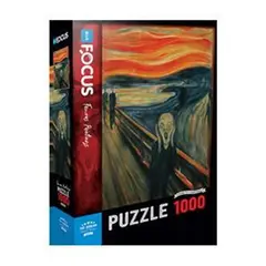 The Scream Çığlık 1000 Parça Puzzle Blue Focus Games