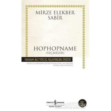 Hophopname - Mirze Elekber Sabir - İş Bankası Kültür Yayınları