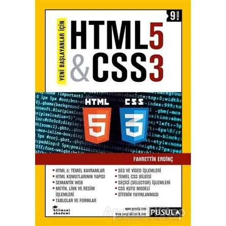 HTML5 ve CSS3 - Fahrettin Erdinç - Pusula Yayıncılık