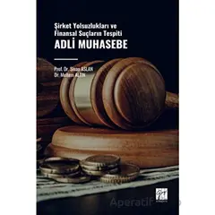 Adli Muhasebe - Şirket Yolsuzlukları ve Finansal Suçların Tespiti - Sinan Aslan - Gazi Kitabevi