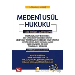 Medeni Usul Hukuku Temel Bilgiler - Soru Bankası - Ahmet Başözen - Adalet Yayınevi