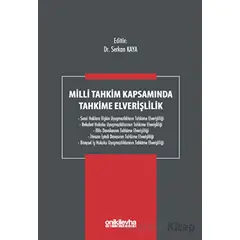 Milli Tahkim Kapsamında Tahkime Elverişlilik - Serkan Kaya - On İki Levha Yayınları