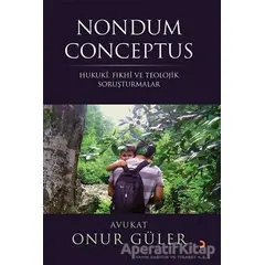 Nondum Conceptus - Onur Güler - Cinius Yayınları
