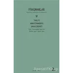 Fragmanlar - Thales Anaksimandros - Anaksimenes - Miletli Anaksimenes - Pinhan Yayıncılık