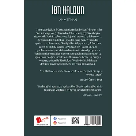 İbn Haldun - Ahmet Han - Lopus Yayınları